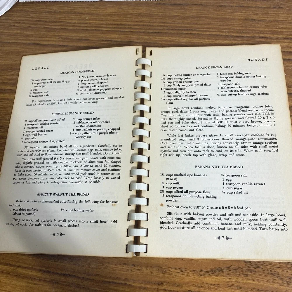 Excelsior House 1968 Vintage Cookbook Jessie Allen Wise Garden Club Jefferson TX